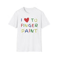 T-Shirt "I love to finger paint"